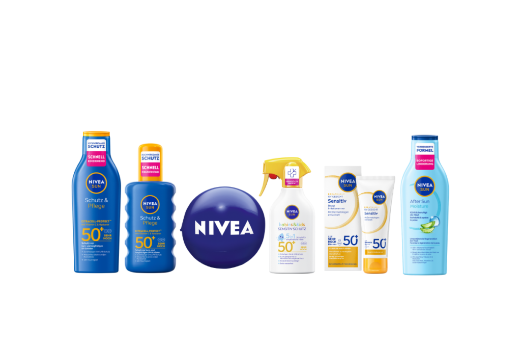 Symbolbild: Produkte von NIVEA Sun